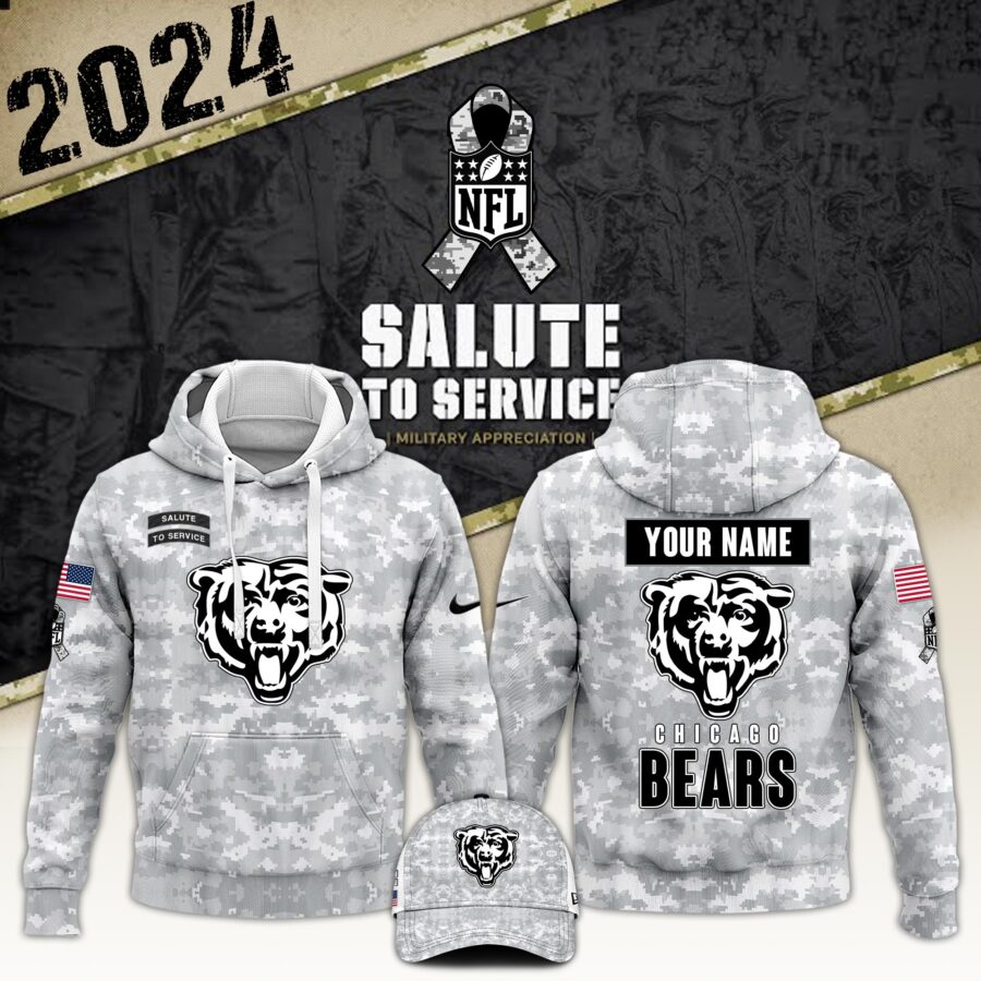 2024 Chicago Bears FS0110 - Unisex Luxury Hoodie