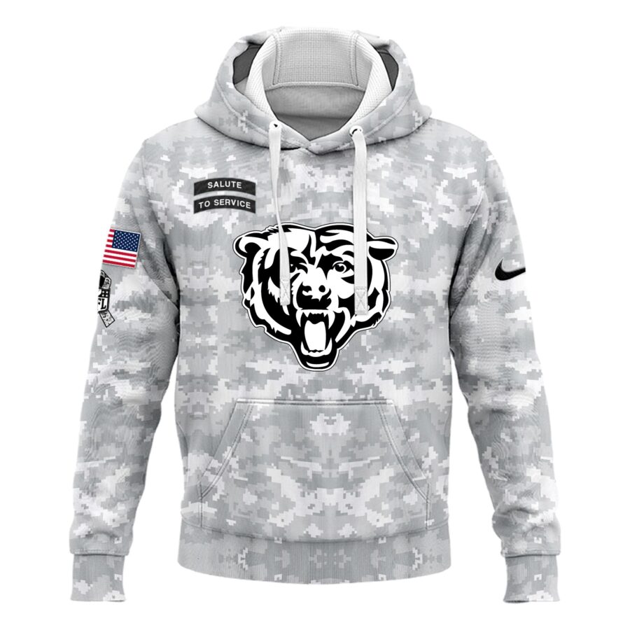 2024 Chicago Bears FS0110 - Unisex Luxury Hoodie - Image 3