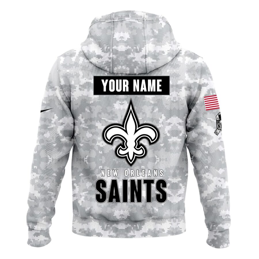 2024 New Orleans Saints FS0144 - Unisex Luxury Hoodie - Image 2