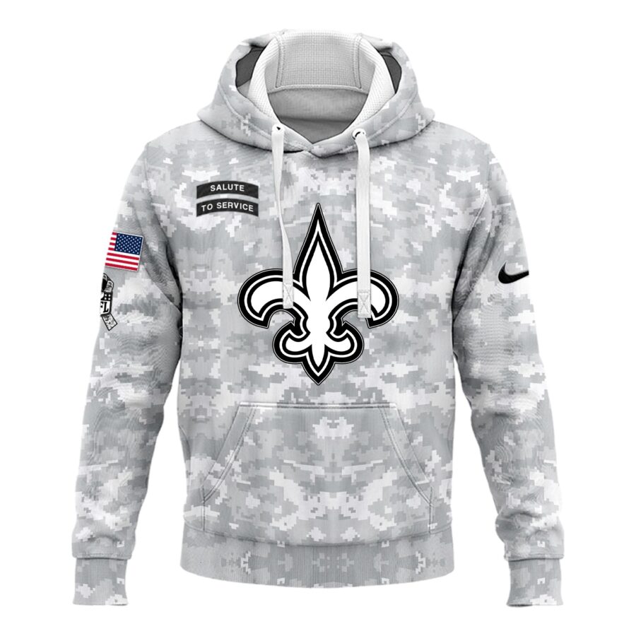 2024 New Orleans Saints FS0144 - Unisex Luxury Hoodie - Image 3