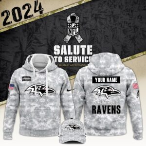 2024 Baltimore Ravens FS0104 - Unisex Luxury Hoodie