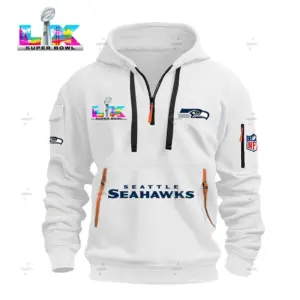 Limited Edition -NFL Seattle Seahawks - SS201 Hoodie Half Zipper