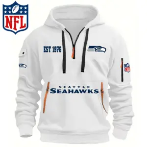 Limited Edition -NFL Seattle Seahawks - SS202 Hoodie Half Zipper