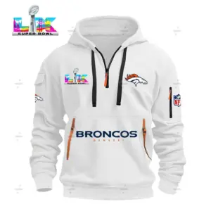 Limited Edition -NFL Denver Broncos - SD201 Hoodie Half Zipper