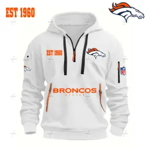 Limited Edition -NFL Denver Broncos - SD202 Hoodie Half Zipper